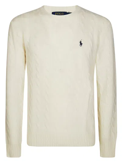 Polo Ralph Lauren Women's Logo Sweater In White