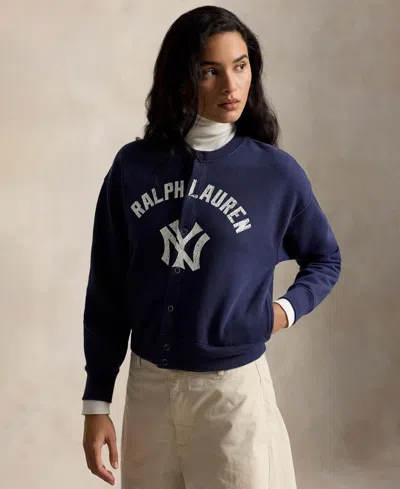 Polo Ralph Lauren Button Cardigan In Blue
