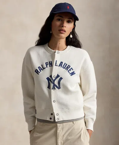 Polo Ralph Lauren Graphic Cardigan In White