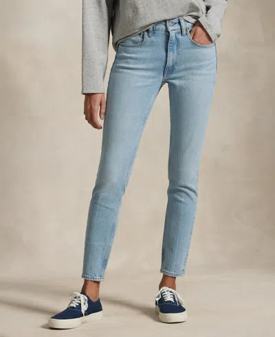 POLO RALPH LAUREN WOMEN'S MID-RISE SUPER-SLIM JEANS