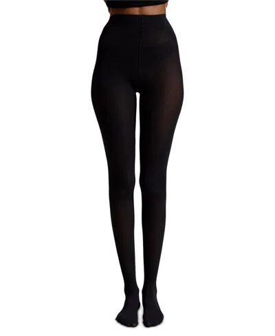 Polo Ralph Lauren Women's Opaque Seamless Tights In Black