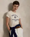 Polo Ralph Lauren Polo Bear Cotton Jersey Tee In Deckwash White