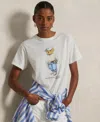 Polo Ralph Lauren Polo Bear Embroidered Graphic T-shirt In Nevis