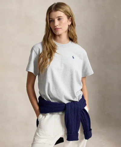 Polo Ralph Lauren Women's Polo Graphic Crewneck T-shirt In Brown