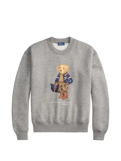 Polo Ralph Lauren Women's Polo Logo Sweatshirt In Grigio