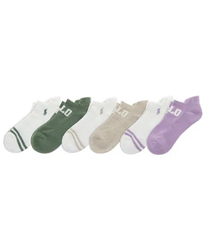 Polo Ralph Lauren Women's Polo Low Cut Socks, 6-pack In Multi