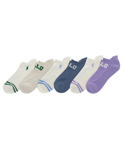 Polo Ralph Lauren Women's Polo Low Cut Socks, 6-pack In Multi
