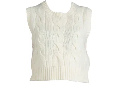 Pre-owned Polo Ralph Lauren Women's  Sleeveless Pullover In Authentic Cream