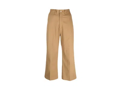 Pre-owned Polo Ralph Lauren Women's Polo Shirt Ralph Lauren High Waisted Cropped Trousers In Montana Khaki