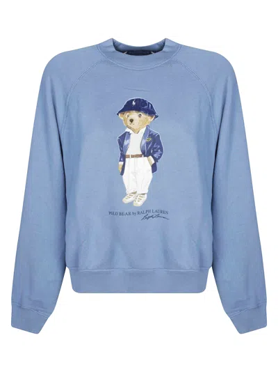Polo Ralph Lauren Women's Polo-inspired Crewneck Sweatshirt In Blue