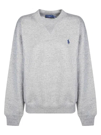 Polo Ralph Lauren Women's Polo-inspired Sweatshirt In Grigio