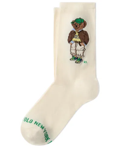 POLO RALPH LAUREN WOMEN'S PRE-FALL BEAR CREW SOCKS