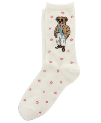 Polo Ralph Lauren Women's Pre-spring Bear Socks In Multi