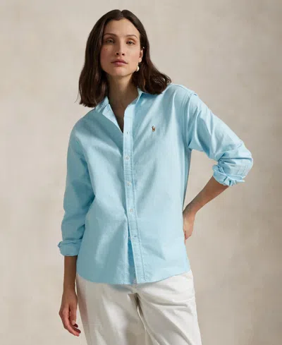 POLO RALPH LAUREN WOMEN'S RELAXED-FIT COTTON OXFORD SHIRT