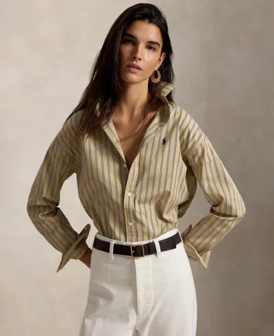 Polo Ralph Lauren Women's Relaxed-fit Striped Cotton Shirt