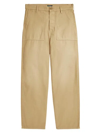Polo Ralph Lauren Women's Rickey Cotton Sateen Pants In Brown