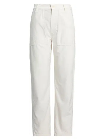 Polo Ralph Lauren Ricky Cotton Sateen Utility Pants In White