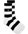 Polo Ralph Lauren Women's Rugby Cable-knit Socks 793111 In Multi