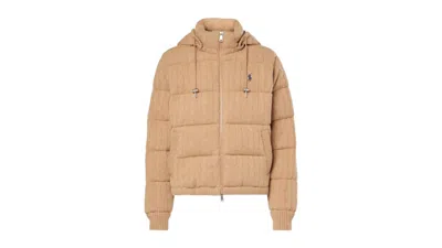 Pre-owned Polo Ralph Lauren Women's Rws Sweater Coat In Melange Navy Blue
