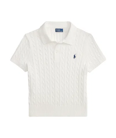Polo Ralph Lauren Women's Short Sleeve Shirt In White