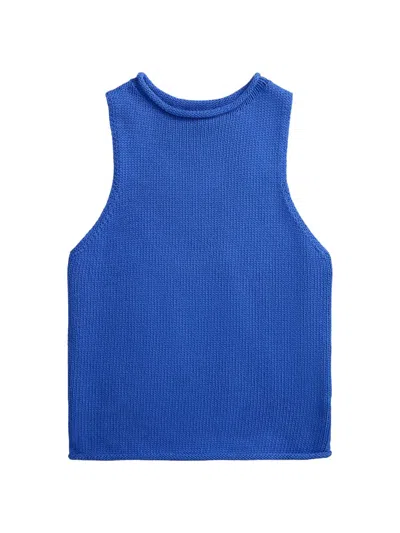 Polo Ralph Lauren Women's Sleeveless Linen-blend Sweater Tank