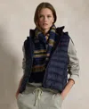 Polo Ralph Lauren Packable Puff Vest In Blue