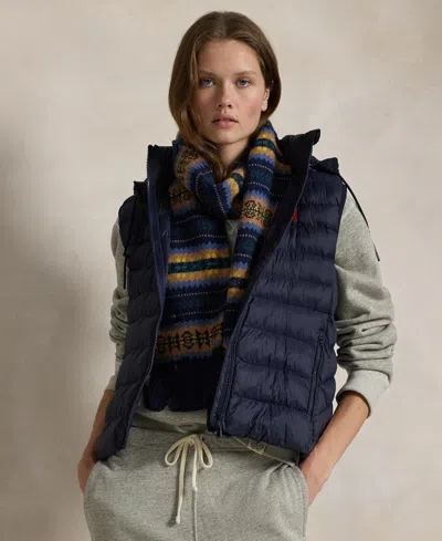 Polo Ralph Lauren Women's Sleeveless Quilted Vest In Blue