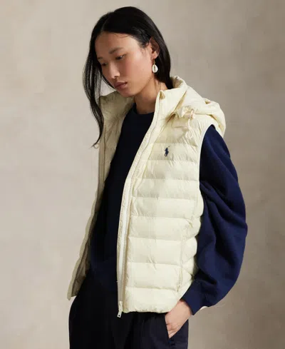 Polo Ralph Lauren Women's Sleeveless Quilted Vest In Neutral