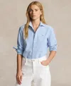 Polo Ralph Lauren Cotton Button-up Shirt In Blue