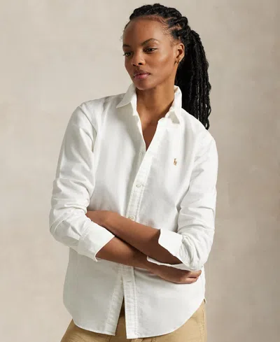 Polo Ralph Lauren Classic Fit Oxford Shirt In White
