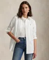 POLO RALPH LAUREN WOMEN'S STRETCH SLIM FIT OXFORD SHIRT