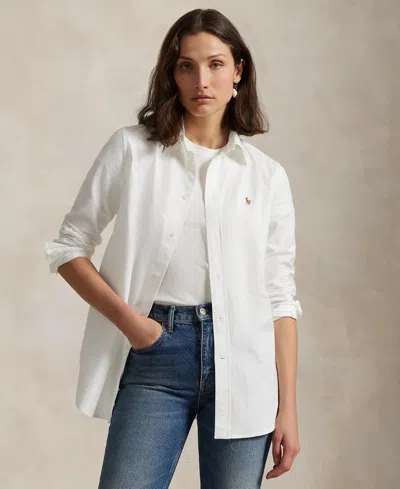 POLO RALPH LAUREN WOMEN'S STRETCH SLIM FIT OXFORD SHIRT