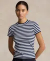 Polo Ralph Lauren Sailor Striped T-shirt In Cruise Navy,white