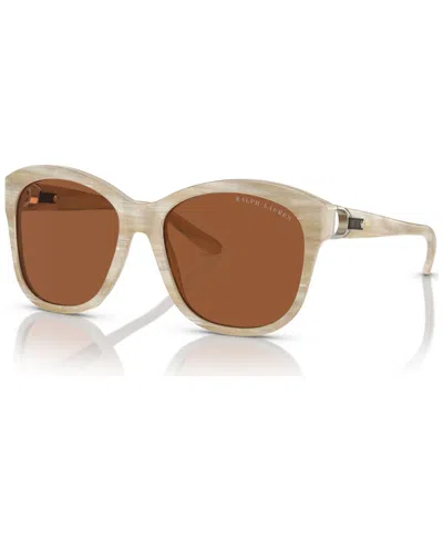 Polo Ralph Lauren Ralph Lauren Woman Sunglass Rl8190q In Light Brown