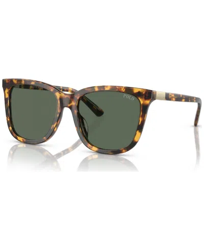 Polo Ralph Lauren Woman Sunglass Ph4201u In Dark Green