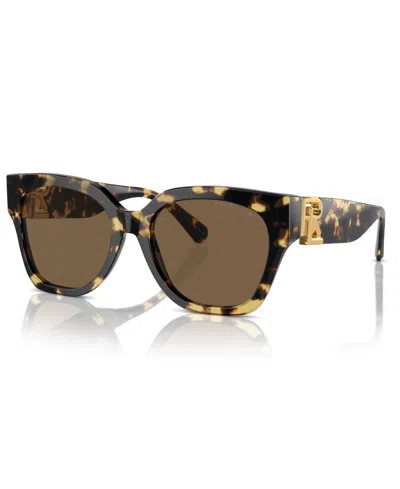 Polo Ralph Lauren Ralph Lauren Woman Sunglass Rl8221 The Overszed Ricky In Brown