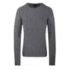 Polo Ralph Lauren Women's Sweaters Ralph Lauren - Julianna-long Sleeve-pullover - Grey In Gray