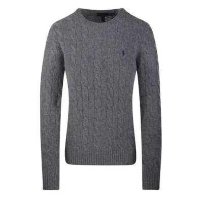 Polo Ralph Lauren Women's Sweaters Ralph Lauren - Julianna-long Sleeve-pullover - Grey In Gray