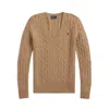 Polo Ralph Lauren Women's Sweaters Ralph Lauren - Kimberly-long Sleeve-pullover - Camel In Brown