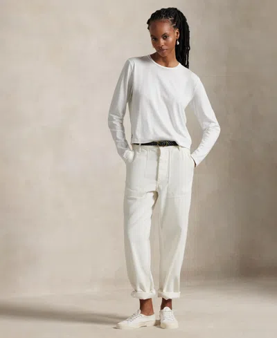 Polo Ralph Lauren Women's The Ricky Pants In Ecru