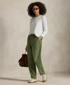 Polo Ralph Lauren Women's The Ricky Pants In Olive