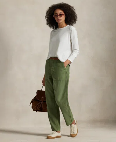Polo Ralph Lauren Women's The Ricky Pants In Olive