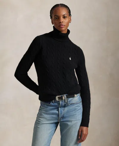 Polo Ralph Lauren Women's Turtle Neck Sweater In Black