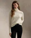 Polo Ralph Lauren Wool And Cashmere Turtleneck Sweater In White