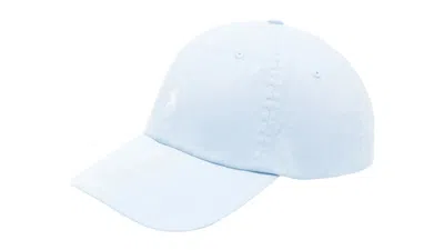 Pre-owned Polo Ralph Lauren Women's Twill Ball Cap In Office Blue