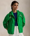 Polo Ralph Lauren Twill Hooded Jacket In Preppy Green