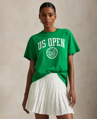 Polo Ralph Lauren Women's Us Open Crest Logo Jersey T-shirt