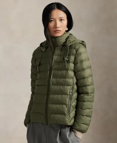 Polo Ralph Lauren Women's Water-resistant Packable Hooded Jacket