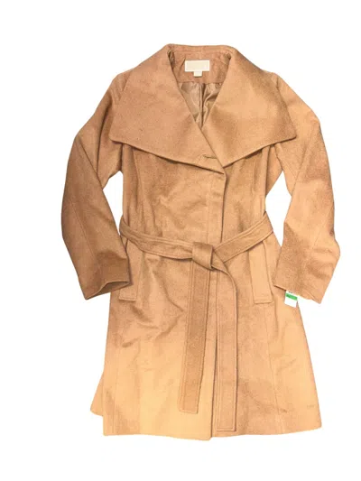 Polo Ralph Lauren Women's Wool Belted Wrap Solid Coat In Camel In Brown
