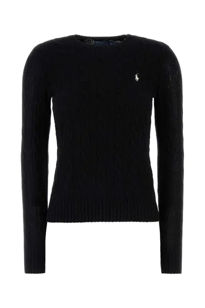 Polo Ralph Lauren Women's Wool-cashmere Blend Sweater In Black